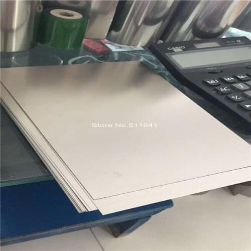 Gr2 Ti titanium plate titanium sheet 0.27mm thick *180*300mm,10pcs 0.27mm thin titanium foil plates free shipping