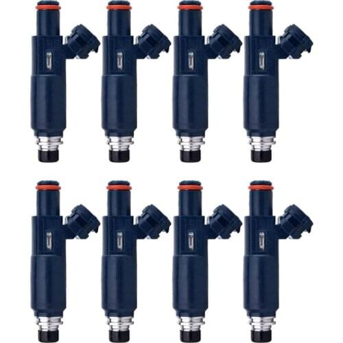 8PCS Fuel injectors 23209-50040 For Toyota 1998-2006 Land Cruiser Tundra Lexus LX GX470 LX470 4.7L 2UZFE 23250-50040 2320950040