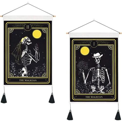 Decorate The Walls Boho Style Accessories Decorations Tapestries Soft Skeleton Series Suitable For Living Room Hanging Pictures