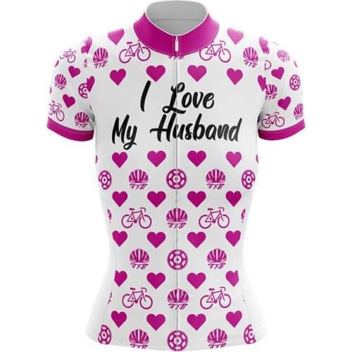 Womens Cycling Tops Summer Short Sleeve Bicycle Jersey Girl Road Bike Shirts MTB Outdoor Sports Bike Clothing Maillot Ciclismo