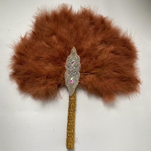 1Pc Black African Nigerian bride horsetail Handmade for Party&Wedding Decoration with Embroidery Lace Stones for Bride