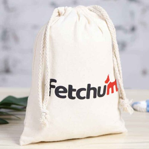 100pcs Makeup Custom Logo Print Canvas Cotton Jewelry Storage Packing Bag Pouch Wholesale Drawstring Bags For Wedding Gifts