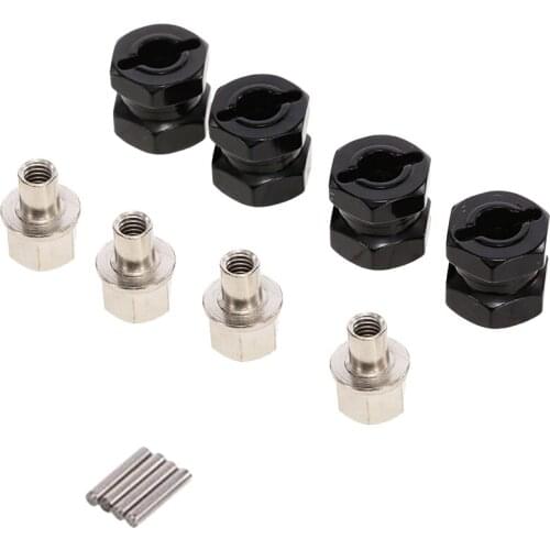 12mm Wheel Hub Hex 12mm Hub Extension Combiner for 1/10 RC Axial SCX10 HPI