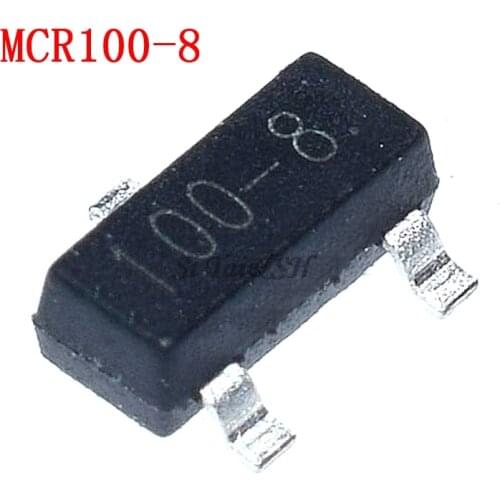 50PCS MCR100-8 SOT-23 MCR100 100-8 SOT23 SOT SMD new and original IC Chipset