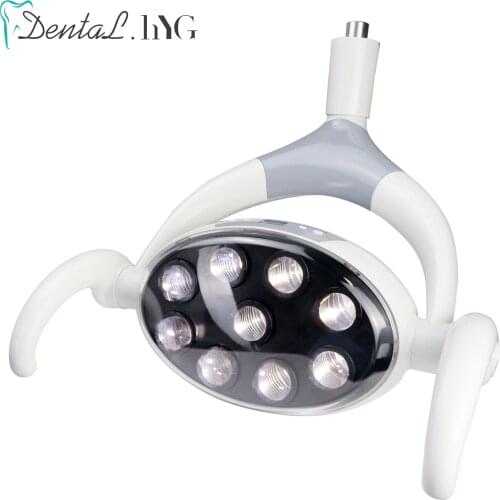 9LED Dental Oral Operation Lamp Induction Sensor Light LED for Dental Unit Chair Equipment Teeth Whitening 8000--23000LUX