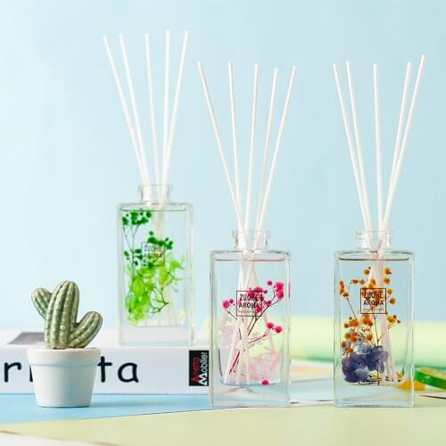 150ml Aromatherapy Essential Oil Of Dried Rattan Preserved Flower Party Home Decoration Reed Diffuser Sticks 8 Flavors