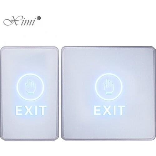 Push Touch Exit Button Door Eixt Release Button for access Control System for Home Security Protection With LED Indicator