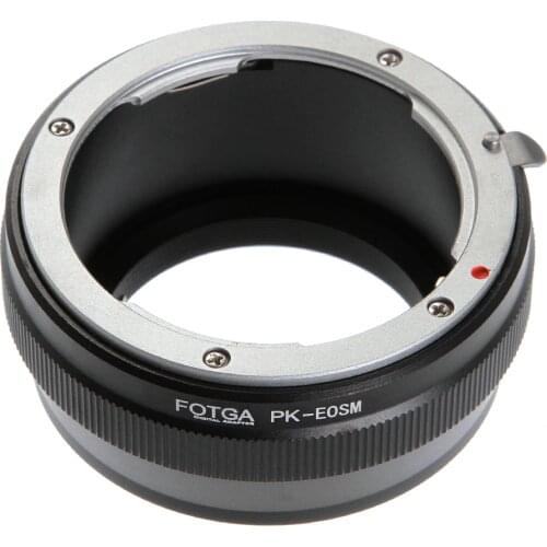FOTGA Adapter Ring for Pentax PK K Mount Lens to Canon EOS EF-M M2 M3 M6 M10 M50 M100