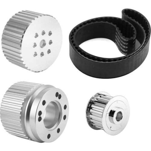 Alternator Pulley Belt Drive Pulley Kit Water Pump Crank Alternator Pulley PSRN2254 Fit for FORD 289 302 351W Crank Pulley