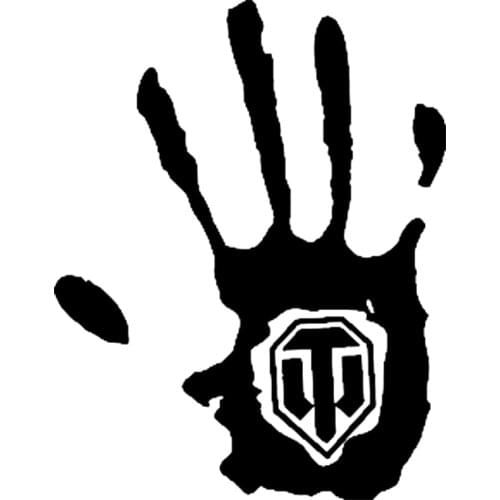 Creative WOT World of Tanks 34 Funny Car Sticker Vinyl Decal Silver/black Car Auto Stickers for Car Bumper Window,18cm*14cm