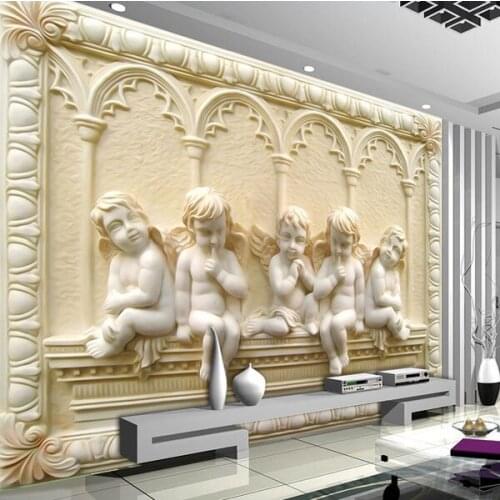 Bacal Jade Angel papel parede 3d Wall Murals Wallpaper for walls 5d Murals Home Decor 3d Wall Photo 8D Mural Wall paper