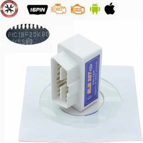 PIC18F25K80 Original Firmware 1.5 ELM327 OBD2 Bluetooth Diagnostic Interface ELM 327 V1.5 scanner for Car Safety