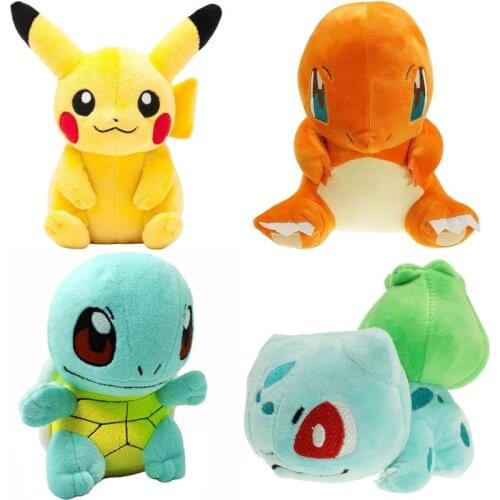 Pokemon plush doll Pikachu stuffed toys For Children Charmander Squirtle Bulbasaur Jigglypuff Eevee Snorlax Lapras kids gift