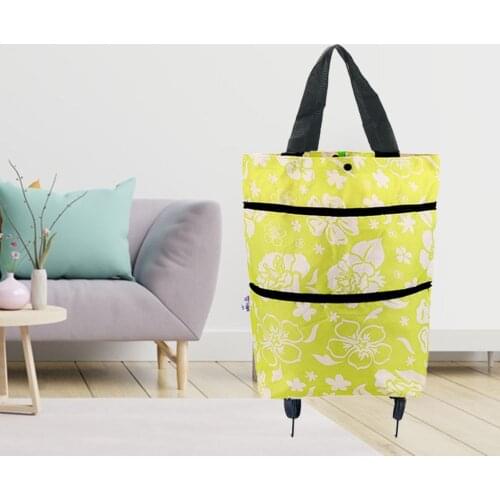 Folding Shopping Cart | Camping, Travel Rolling Bag | Hand Truck | Stair Climbing Utility Carts