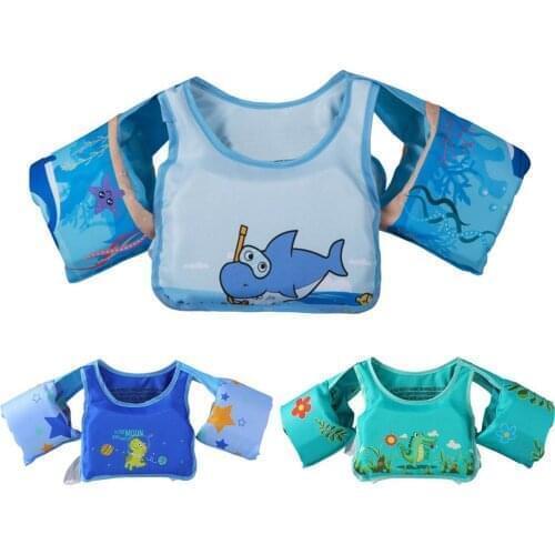 Kids Swim Vest Baby Life Jacket Floating Kids Safety Life Vest Wearable Pool Floats Portable Toddler Arm Floatie