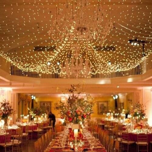 Wedding Decorations Outdoor Indoor Festival String Lights 4M 6m net LED Colorful String Lights 220v 110v Christmas String New Ye