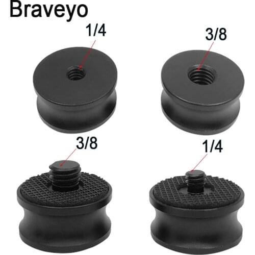 Photography Conversion Screw Camera Screw 1/4 to 3/8 inch Tripod Ballhead Mount Adapter Aluminum Quick Release Screw For Dslr