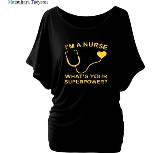 I'm A Nurse What Is Your Graphic Tees Women Tops Casual Summer New Short Sleeve Female T-shirt Plus Size Tshirts Women
