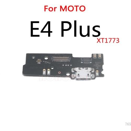 50PCS For Motorola MOTO E4 XT1762 XT1772 / E4 Plus XT1773 USB Charging Dock Board Charge Socket Jack Port Connector Flex Cable