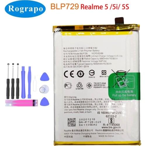 BLP693 BLP713 BLP721 BLP729 BLP731 BLP741 BLP757 Phone Battery For Oppo Realme C1 C2 C3 C3i 3 3i 5 5i 5S 6 6S Pro X X2 XT X Lite