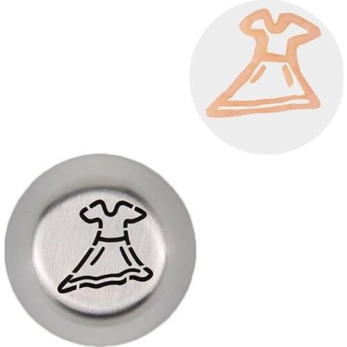 Free Shipping Stainless Steel 304 Cake Decorating Icing Piping Nozzle for Valentines Day(Pretty Dress Design) #VD0011