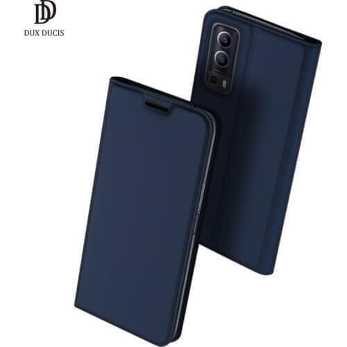 Vivo iQOO Z3 Case 6.58" DUX DUCIS Skin Pro Series Flip Wallet Business Leather Case for Vivo iQOO Z3 Cover Card Slot Accessories