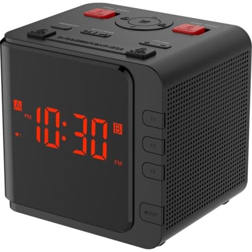 Baldr Digital Alarm Clock Radio with sleep timer snooze fuction Compact Digital Modern Design Reloj Digital Pared ONLY FOR EU