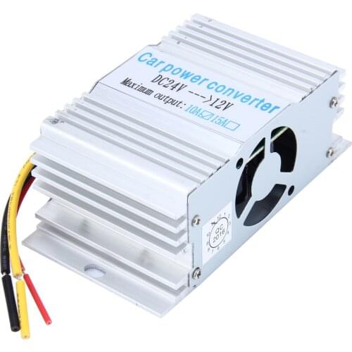 DC-DC Step Down Voltage Converter, Power Supply Buck Regulator 24V to 12V 10A Volt Reducer Transformer