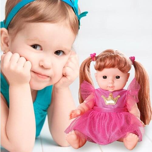 Simulation Newborn Sleeping Doll Cute Cloth Baby Girl Toy Toddler Birthday Gifts Baby Doll Bonecas Bebes Reborn Doll