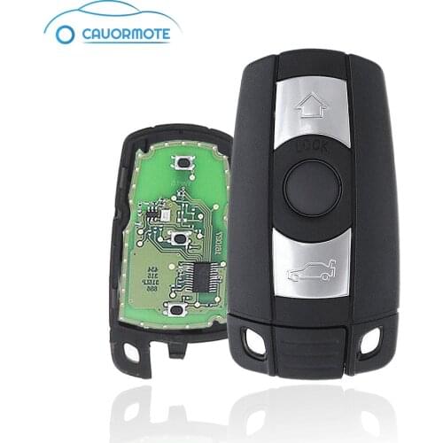 For BMW Key 3 Buttons Smart Remote Key For X5 X6 Z4 6 Series E63 E64 7 Series E65 E66 Electronic Central Locking Car Key Fob