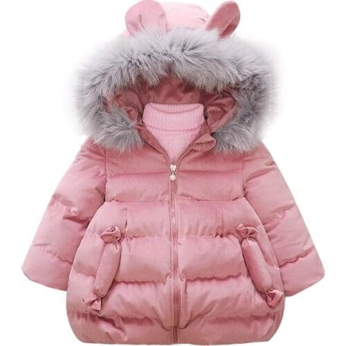 2019 new winter Girls Kids boys coat Down jacket outer clothing comfortable cute baby Clothes Children Clothing