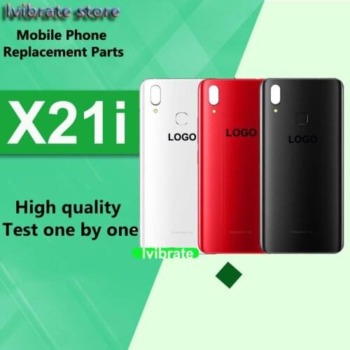 X21i New glass Battery Back Rear Cover Door Housing For vivo X21i Battery Cover Mobile Phone Replacement For vivo X21 i vivoX21i