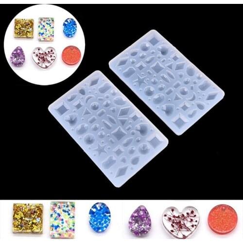 Diy Silicone Pendant Mold Making Jewelry For Resin Necklace Mould Craft Tool Moldes Para Resina Полиморфус Craft Supplies