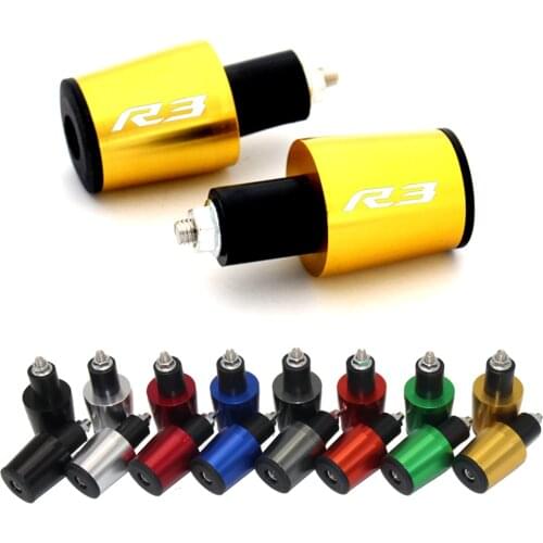 For YAMAHA YZF R3 YZFR3 2014-2018 2016 2017 2015 CNC 22MM handlebar grips handlebar end caps