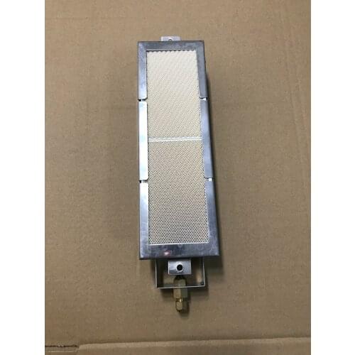 With nozzles(injetors)DC-2 ceramic plate burner GAS infrared burner with nozzle/injectors for bbq,kebab,roast etc