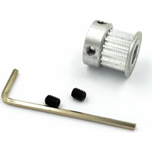 16 Teeth 3GT Timing Pulley 16T, Bore 5/6.35/8mm, Fit W=9mm 3GT Timing Belt, 20T 20Teeth GT3 Timing Belt Pulley 3D Printer