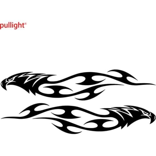 Eagle Flames Tribal Car Sticker Personalized Motorcycle Waterproof Stickers Car Styling Accessories
