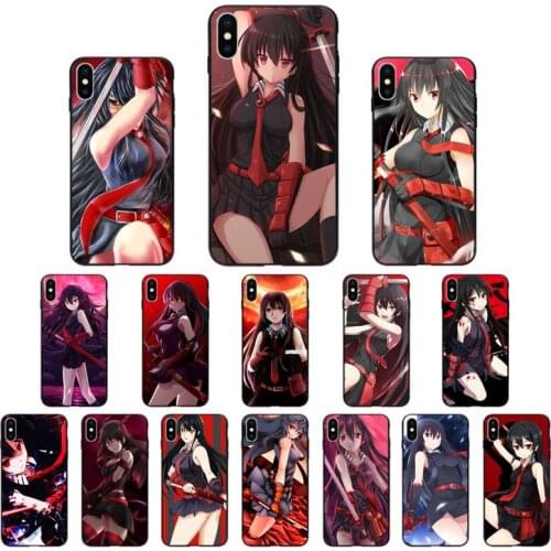 YNDFCNB Akame Ga Kill Phone Case for iphone 11 12 Mini Pro Max X XS MAX 6 6s 7 8 Plus 5 5S 5SE XR SE2020