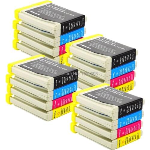 16PCS Replacement LC51 For Brother DCP-130C, DCP-135C, DCP-150C, DCP-153C, DCP-157C, DCP-330C, DCP-350C, DCP-540CN, DCP-560CN