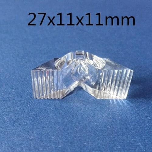 2 pcs V shape LED car spotlight lens horizontal lens reflecting cover 27x11x11mm