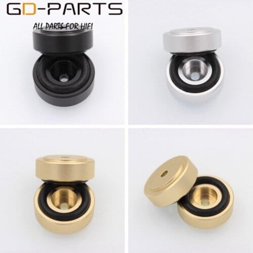 29x10mm CNC Machined Solid Aluminum Amplifier Feet Speaker Cabinet Isolation Stand Base DAC Turntable CD Player Mat Pad