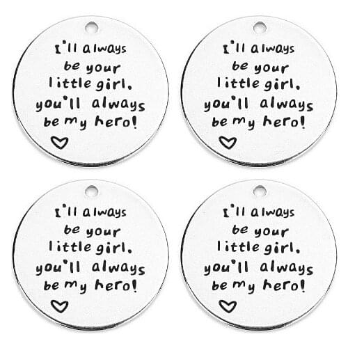 5pcs/lot love 20mm Round lettering Connector Metal Alloy Pendant For DIY bracelet Jewelry Making tgtg4