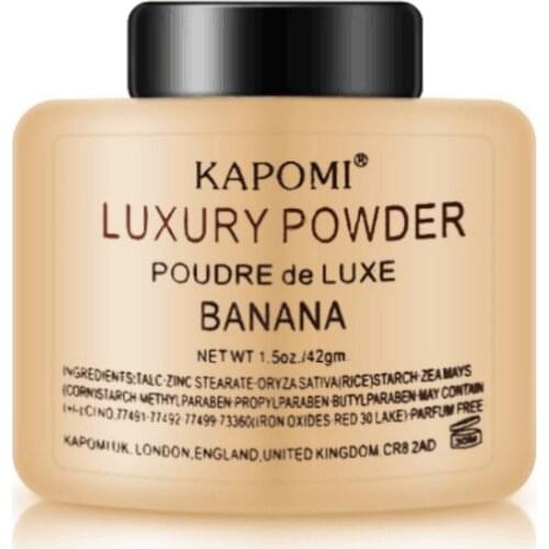 Natural Highlights Makeup Banana Powder Long-Lasting Waterproof And Oil-Control Ultra-Fine Concealer Loose Powder Face Powder