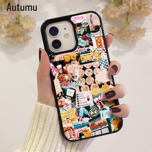 Phone Case for iPhone 12 mini X XS XR 11 Pro Max SE 2020 5 6S 7 8 Plus Samsung Galaxy S8 S9 S10 S20 S21 Collage trendy Cover