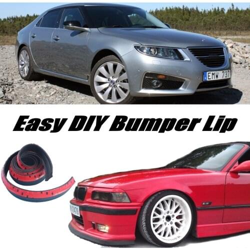 Bumper Lip Deflector Lips For Saab 9-5 95 Front Spoiler Skirt For Car Tuning View / Body Kit / Strip
