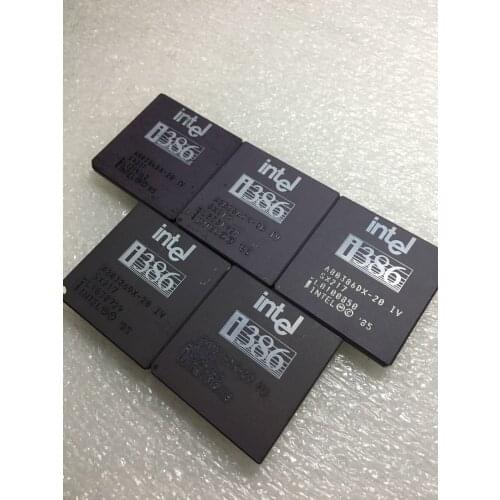 A80386DX-20 IV Antique cpu collection testimony of history antique computer accessories