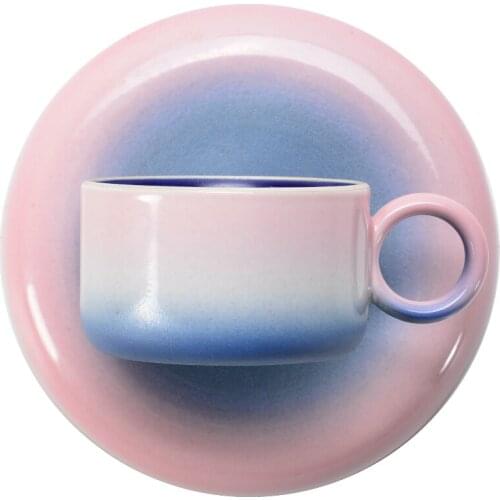 Jingdezhen Coffee Cup Exquisite Gift Designer Mug Small Luxury Ceramic Cup Milk Cup Goddess Super Love