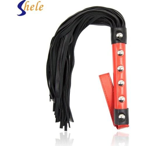 Leather Spanking Paddle Feather Whip Fetish Sex Toys For Couples Flirting Products Adult Games BDSM Flirting Toy For Women/Men