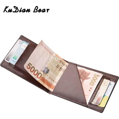 KUDIAN BEAR Men's Wallets