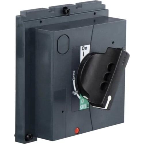 Molded Case Circuit Breaker Accessories Directly Rotatable Handle- Black -for NSX400-630 1 to 3 Padlock Off Position Padlock